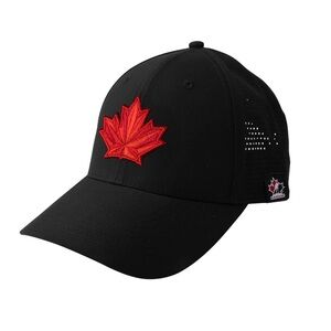 BAUER X HOCKEY CANADA® ALL-BLACK PERFORMANCE HAT- NWT